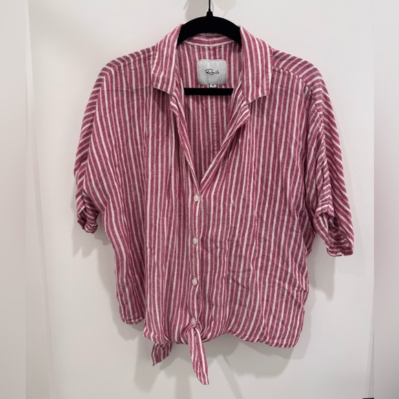 Rails Marley Top Red and White Striped - Picture 2 of 2